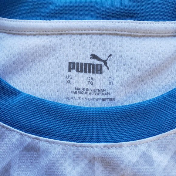 Olympique De Marseille Puma 20-21 Men's Size XL Home Kit Football Soccer Jersey - Picture 5 of 9